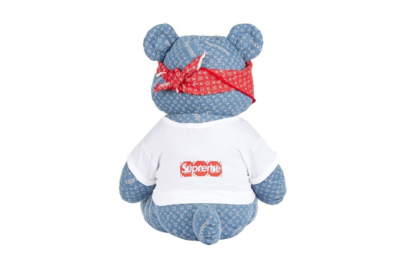 슈프림 x 루이비통 곰인형 이베이 경매가 supreme louis vuitton pudsey bear ebay auction 2017