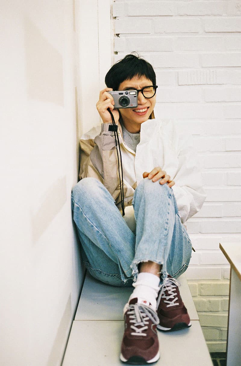 뉴발란스 봉태규, 하시시박 574 V2 화보 2018 new-balance-574-v2