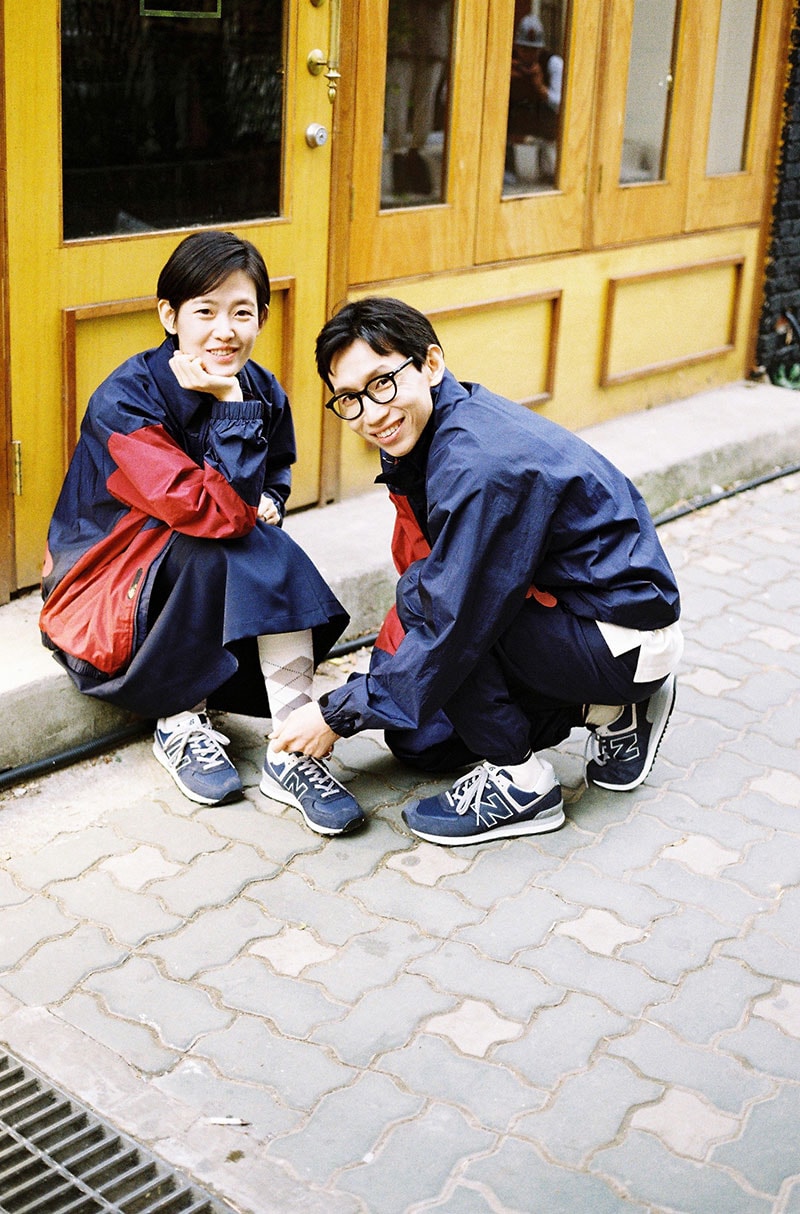 뉴발란스 봉태규, 하시시박 574 V2 화보 2018 new-balance-574-v2