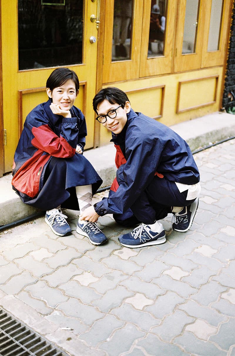 뉴발란스 봉태규, 하시시박 574 V2 화보 2018 new-balance-574-v2