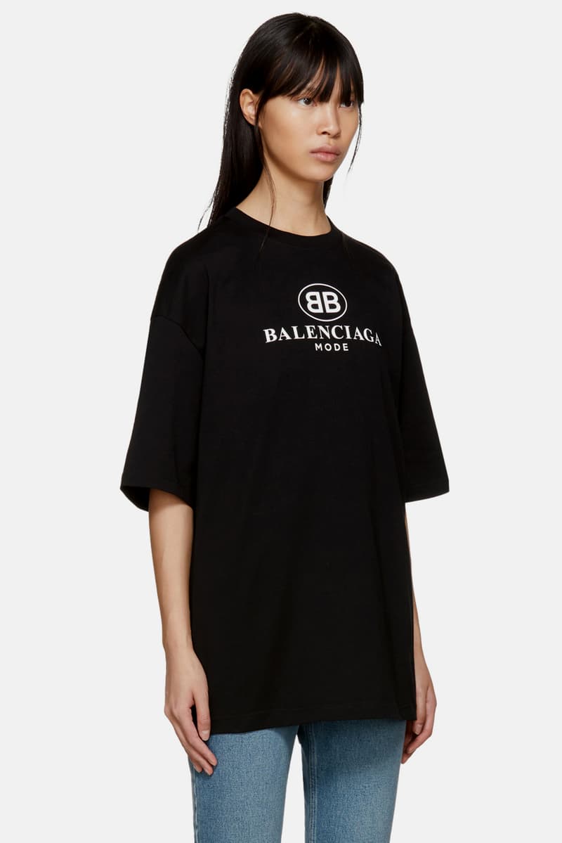 발렌시아가 BB 로고 티셔츠 뎀나 즈바살리아 2017 balenciaga mode logo t-shirts demna gvasalia