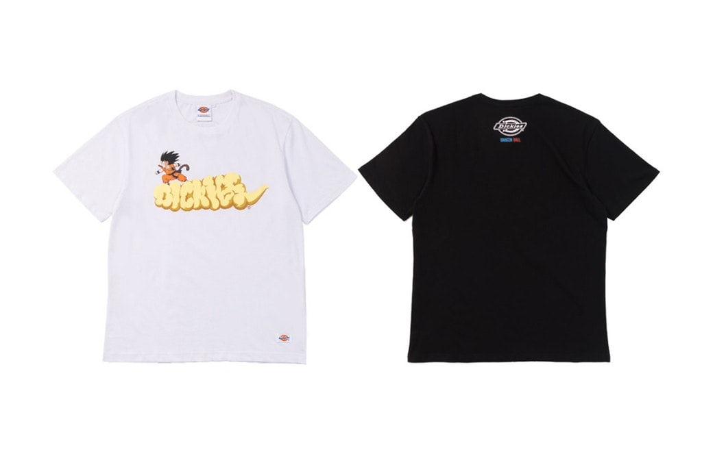 디키즈 재팬 드래곤볼 Z 컬렉션 후드 티셔츠 프린트 손오공 베지터 신룡 공개 2017 Dickies Japan Dragon Ball hood t-shirt collaboration collection Goku