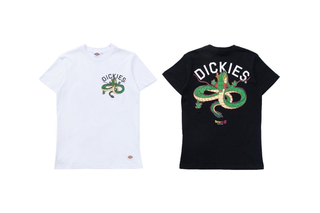 디키즈 재팬 드래곤볼 Z 컬렉션 후드 티셔츠 프린트 손오공 베지터 신룡 공개 2017 Dickies Japan Dragon Ball hood t-shirt collaboration collection Goku