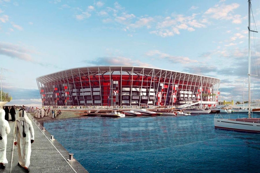 화물 컨테이너로 지은 2022 카타르 월드컵 도하 경기장 fifa world cup 2020 qatar shipping containers 2017