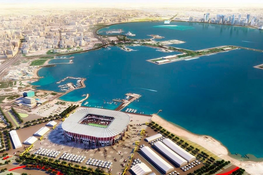 화물 컨테이너로 지은 2022 카타르 월드컵 도하 경기장 fifa world cup 2020 qatar shipping containers 2017