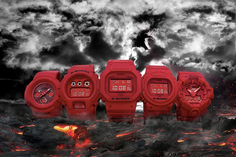 지샥 35주년 레드 아웃 시리즈 2017 g-shock red out series