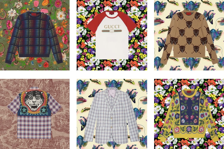 구찌의 도버 스트릿 마켓 한정 컬렉션