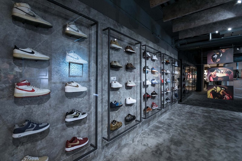 HBX 나이키 에어 포스 아크로님 트래비스 스콧 로커펠러 돈 Don C AF100 Air Force Nike 팝업 pop up Hong Kong Acronym Travis Scott Roc a Fella 홍콩서 개최 2017
