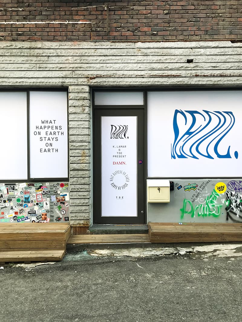 켄드릭 라마 더 댐 서울 팝업 웝트샵 2017 kendrick lamar the damn seoul pop up warped shop