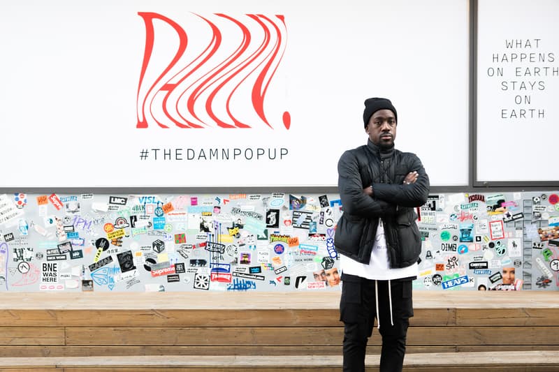 켄드릭 라마 더 댐 서울 팝업 웝트샵 2017 kendrick lamar the damn seoul pop up warped shop
