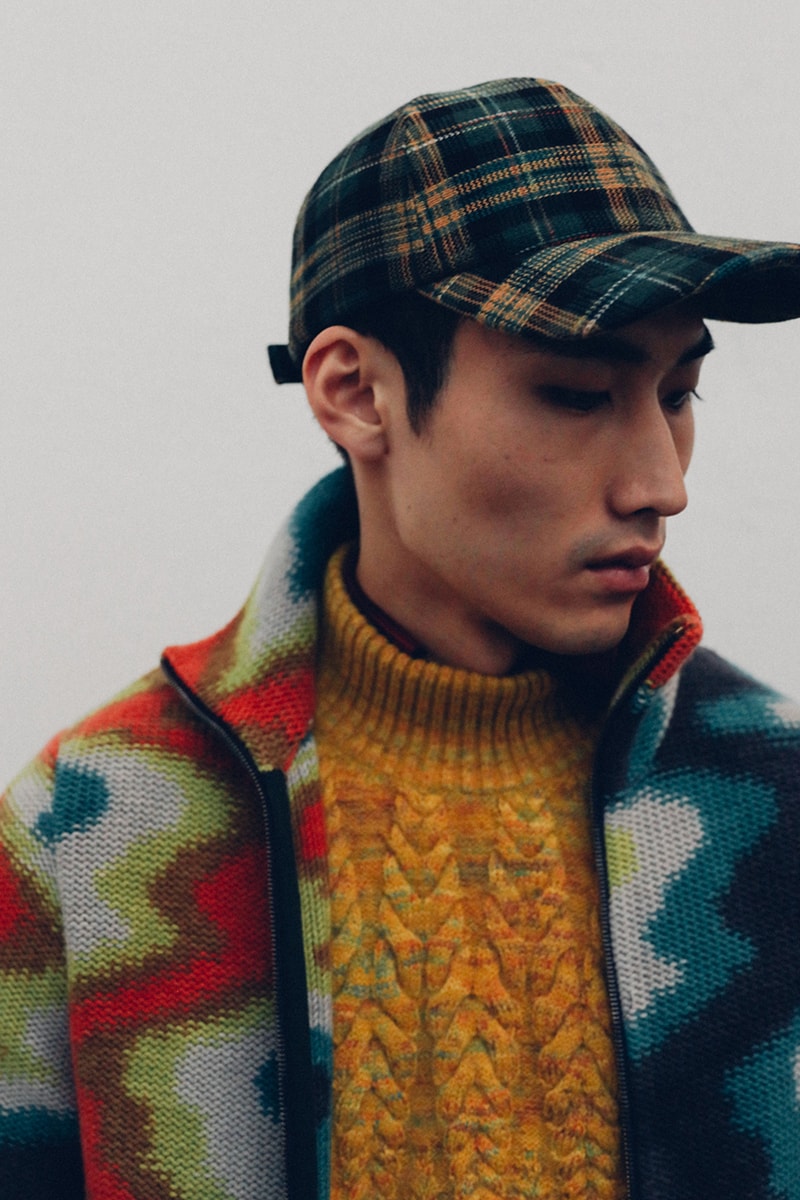 라로즈 미쏘니 2017 가을 겨울 모자 니트 컬렉션 룩북 공개 보기 Larose Missoni Fall Winter collection lookbook reveal look