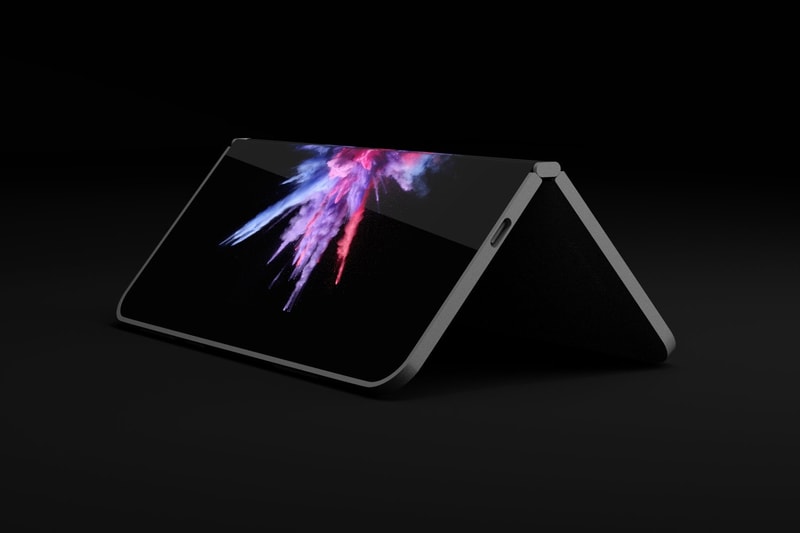 마이크로소프트 폴더형 스마트폰 서피스 폰 microsoft foldable mobile device surface patent 2017