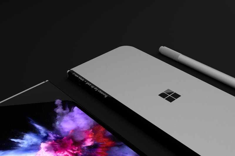 마이크로소프트 폴더형 스마트폰 서피스 폰 microsoft foldable mobile device surface patent 2017