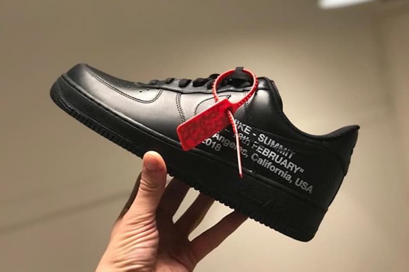 나이키 콘퍼런스 서미트 에어 포스 1 버질 아블로 커스텀 2018 nike summit la air force black virgil abloh custom