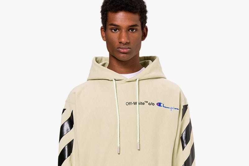 오프 화이트 x 챔피온 캡슐 컬렉션