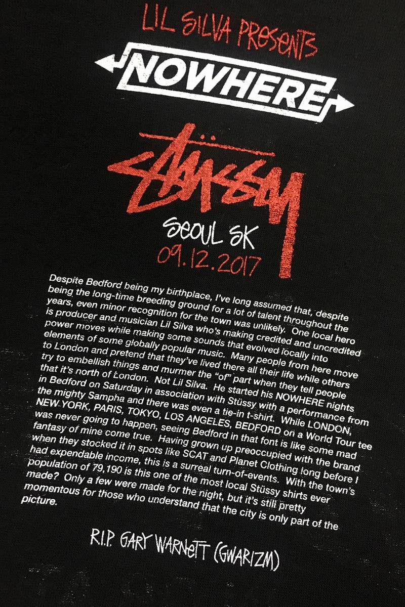 스투시 서울 x 릴 실바 '노웨어' 파티 굿즈 예고 2017 stussy seoul lil silva nowhere merchandise