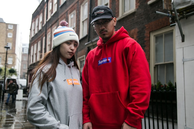 슈프림 가을 겨울 런던 발매 현장 16주 차 supreme fall winter london drop 2017