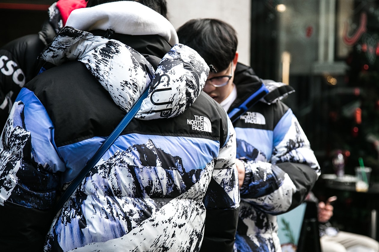 슈프림 노스페이스 협업 제품 뉴욕 런던 파리 발매 현장 모습 공개 2017 Supreme The North Face collaboration Winter collection New York London Paris reveal drop