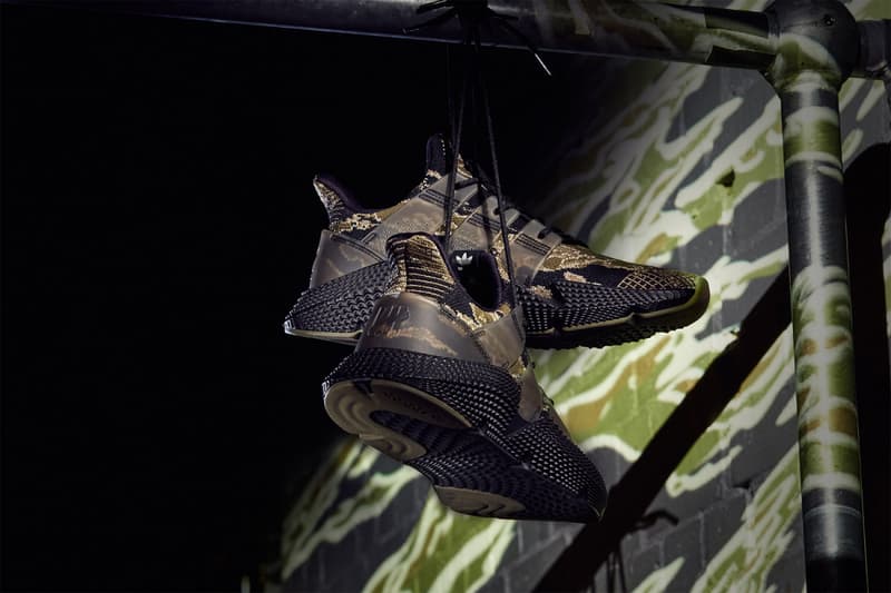 언디피티드 x 아디다스 오리지널스 프로피어 '타이거 카무' undefeated adidas originals prophere tiger camo closer look 2017