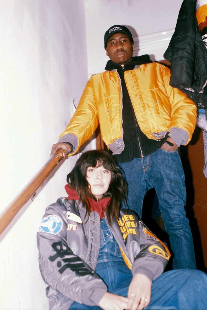 에이라이프 x 알파 인더스트리 리버시블 봄머 2018 alife alpha industries reversible bomber