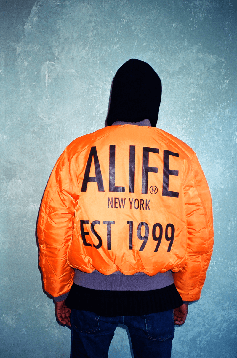 에이라이프 x 알파 인더스트리 리버시블 봄머 2018 alife alpha industries reversible bomber