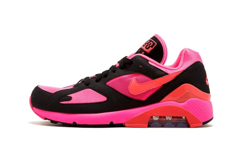 꼼데가르송 x 나이키 에어 맥스 180 '올핑크' 컬렉션 comme des garcons nike air max 180 collection pink