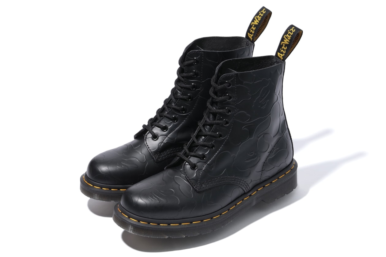 베이프 x 닥터 마틴 룩북 & 제품 사진 2018 dr martens bape