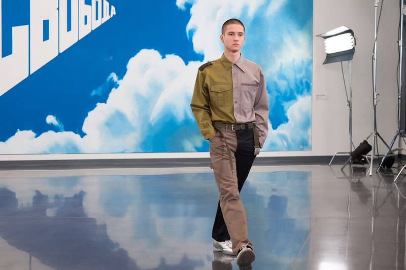 gosha rubchinskiy fall winter collection presentation burberry dr martens levis