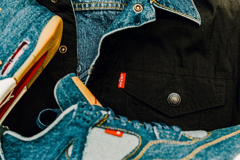 에어 조던 4 리바이스 트러커 재킷 협업 판매처 홍대 매장 2018 air jordan 4 levis trucker jacket collaboration hongdae store