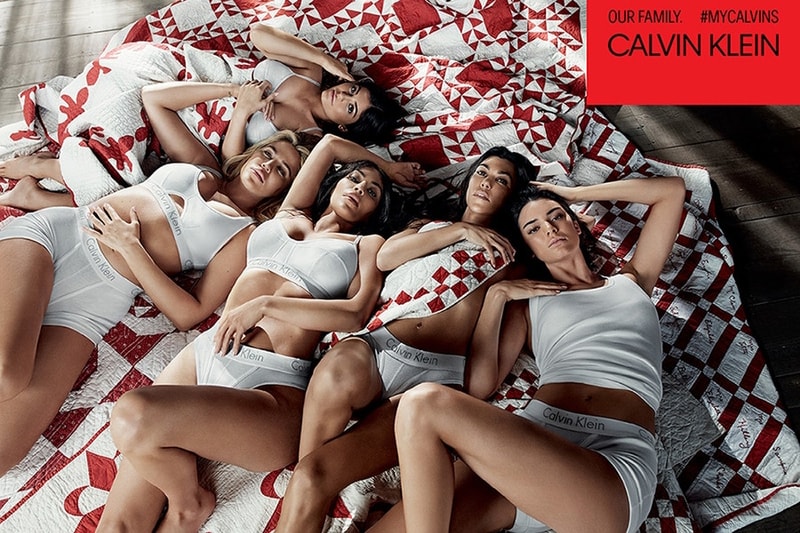캘빈클라인 2018 봄, 여름 캠페인 #MyCalvins 킴 코트니 클로에 카다시안 켄달 카일리 제너  kardashian jenner family calvin klein campaign 2018