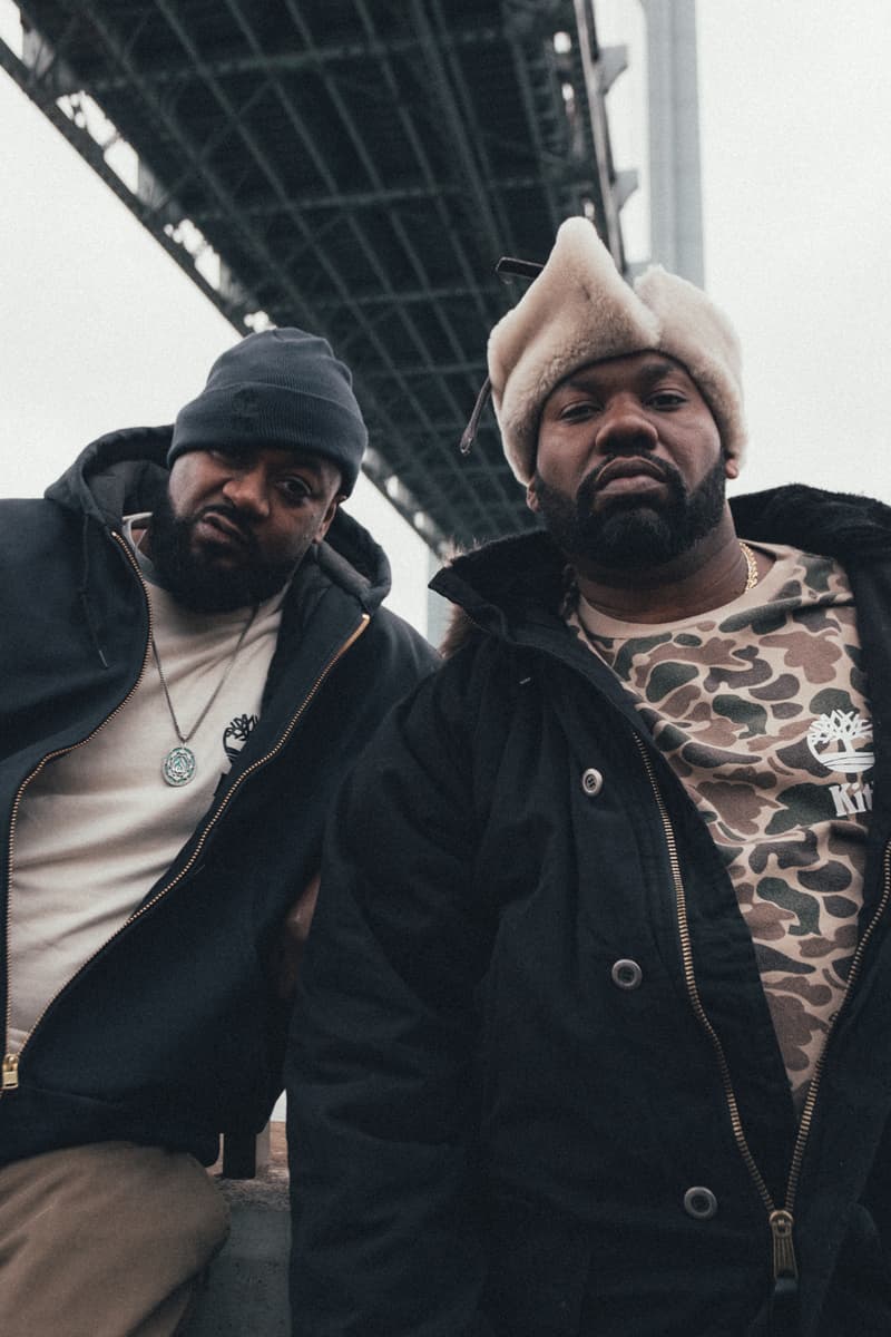 팀버랜드 로니 피그 키스 우탱클랜 랙원 고스트페이스 킬라 룩북 2018 timberland ronnie fieg collaboration lookbook Ghostface Killah Wu Tang Clan Raekwon