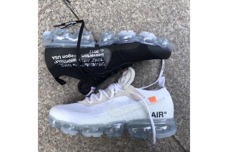 2018년형 나이키 x 버질 아블로 '더 텐' 베이퍼맥스 추정 발매 일정 nike virgil abloh the ten vapormax