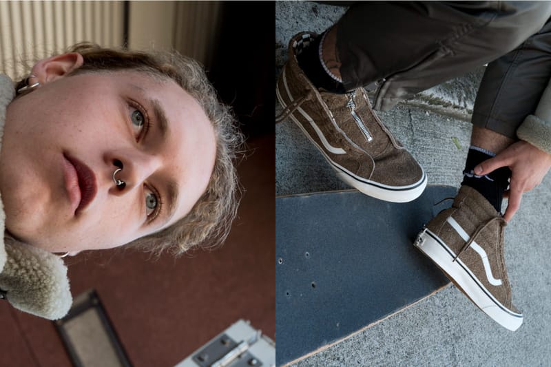 끈이 필요 없는 논네이티브 x 반스 지퍼형 스케이트 하이