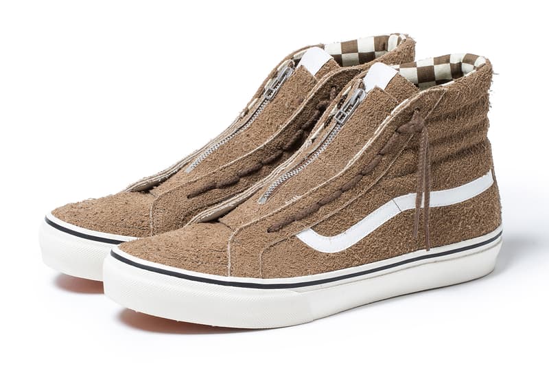 논네이티브 x 반스 지퍼형 스케이트 하이 2018 nonnative vans suede zipper sk8 hi