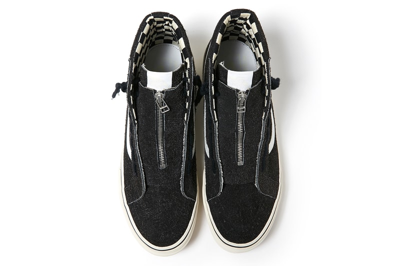 논네이티브 x 반스 지퍼형 스케이트 하이 2018 nonnative vans suede zipper sk8 hi