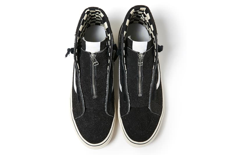 논네이티브 x 반스 지퍼형 스케이트 하이 2018 nonnative vans suede zipper sk8 hi