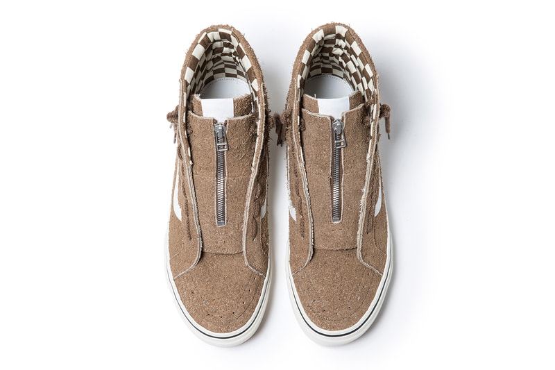 논네이티브 x 반스 지퍼형 스케이트 하이 2018 nonnative vans suede zipper sk8 hi