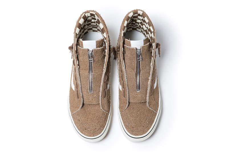 논네이티브 x 반스 지퍼형 스케이트 하이 2018 nonnative vans suede zipper sk8 hi