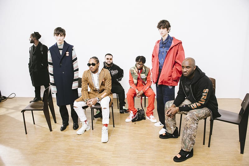 오프 화이트 2018 FW 백스테이지 들여다보기