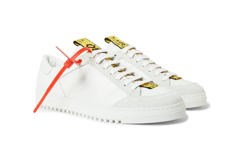 오프 화이트 2018 봄 여름 버질 아블로 인더스트리얼 테이프 스니커즈 운동화 미스터포터 off white virgil abloh industrial tape sneakers mr porter spring summer