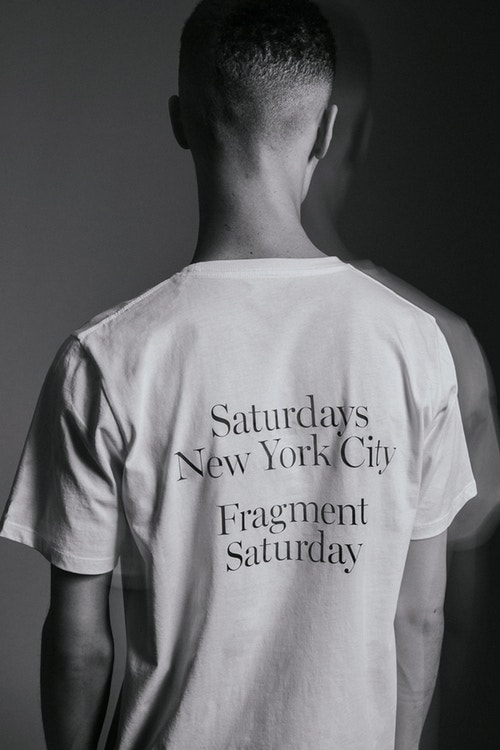 새터데이즈 NYC x 프라그먼트 디자인 캡슐 컬렉션 후지와라 히로시 saturdays nyc fragment design capsule official look 2018