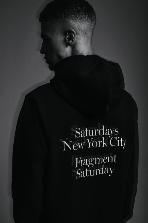 새터데이즈 NYC x 프라그먼트 디자인 캡슐 컬렉션 후지와라 히로시 saturdays nyc fragment design capsule official look 2018
