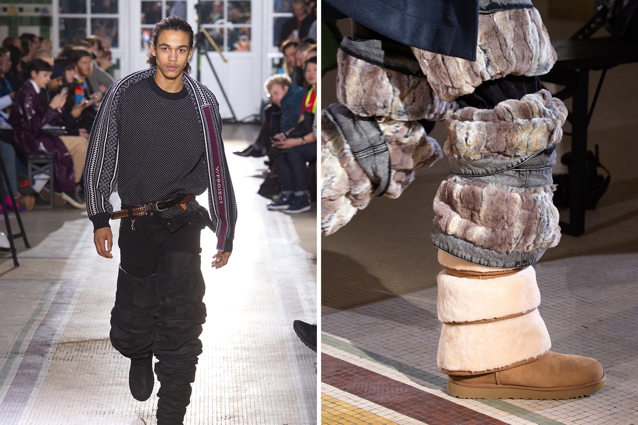 2018 가을, 겨울 파리 패션위크에서 포착한 신발 협업 fall winter paris fashion week shoe collaborations nike adidas sacai undercover converse ugg