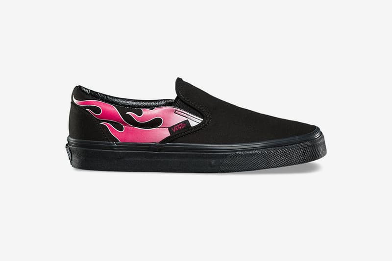 반스 불꽃 올드스쿨 슬립온 2018 vans flames old skool slip on