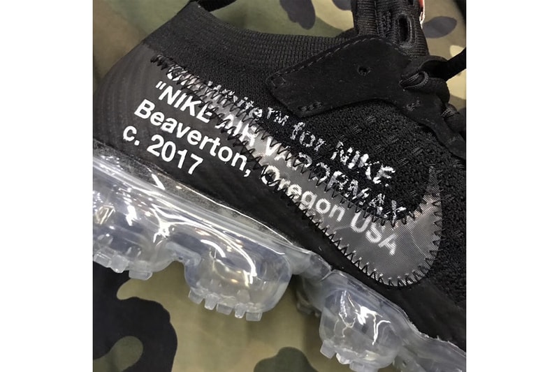 버질 아블로 x 나이키 '더 텐' 검은색 베이퍼맥스 추가 사진 6장 2018 virgil abloh nike the ten vapormax black