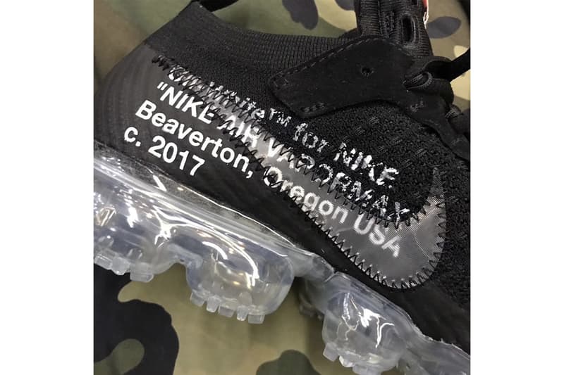 버질 아블로 x 나이키 '더 텐' 검은색 베이퍼맥스 추가 사진 6장 2018 virgil abloh nike the ten vapormax black