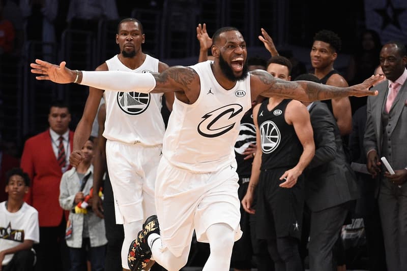 NBA 올스타전 MVP 팀 스테판 팀 르브론 & 연봉 올스타 10인 2018 nba all star game lebron defeats stephen