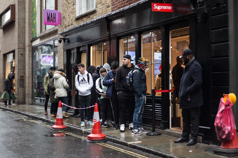 슈프림 뉴욕 런던 2018 봄 여름 스트릿 스냅 발매 현장 supreme new york london spring summer first drop