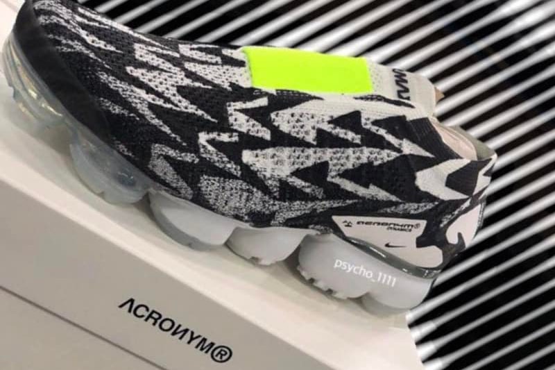 에롤슨 휴 아크로님 나이키 베이퍼맥스 신형 유출 2018 Errolson Hugh ACRONYM NikeLab Vapormax