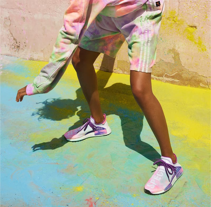 아디다스 x 퍼렐 휴 '홀리 파우더다이' 룩북 & 제품 사진 2018 봄 여름 adidas originals pharrell williams hu holi powderdye spring summer